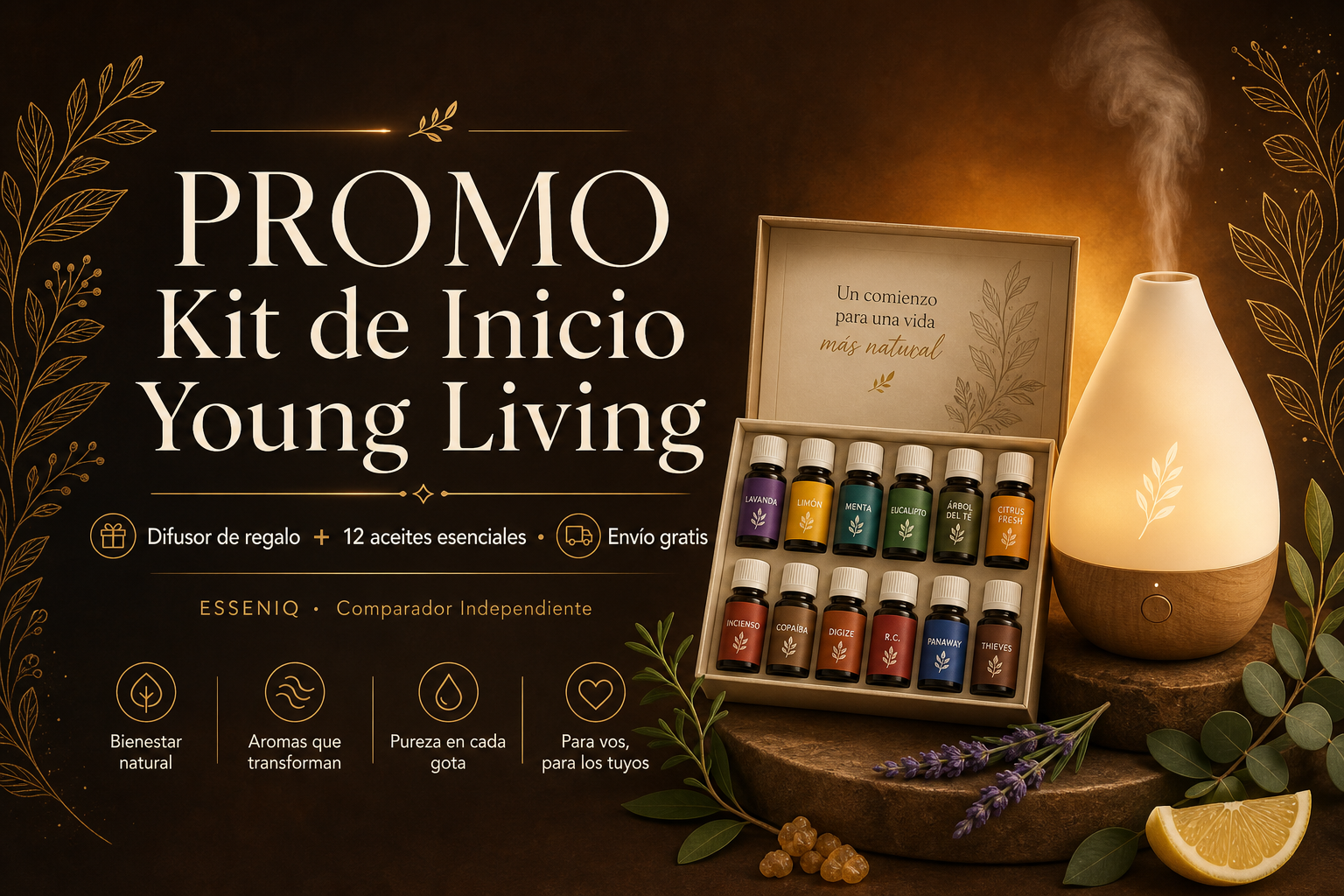PROMO Kit Inicio Young Living con Difusor de regalo