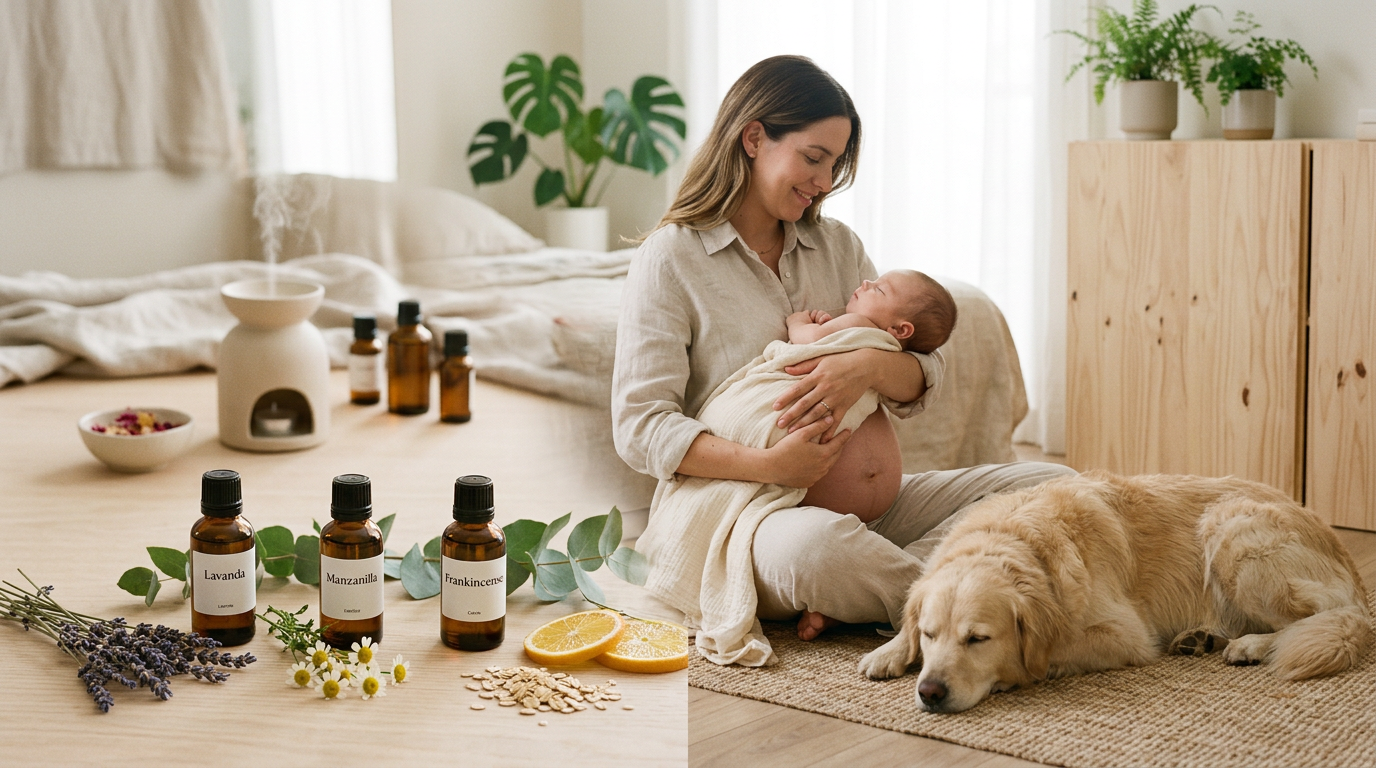Guía 2026: Aromaterapia Segura para Proteger lo que más Amas (Bebés, Embarazo y Mascotas)