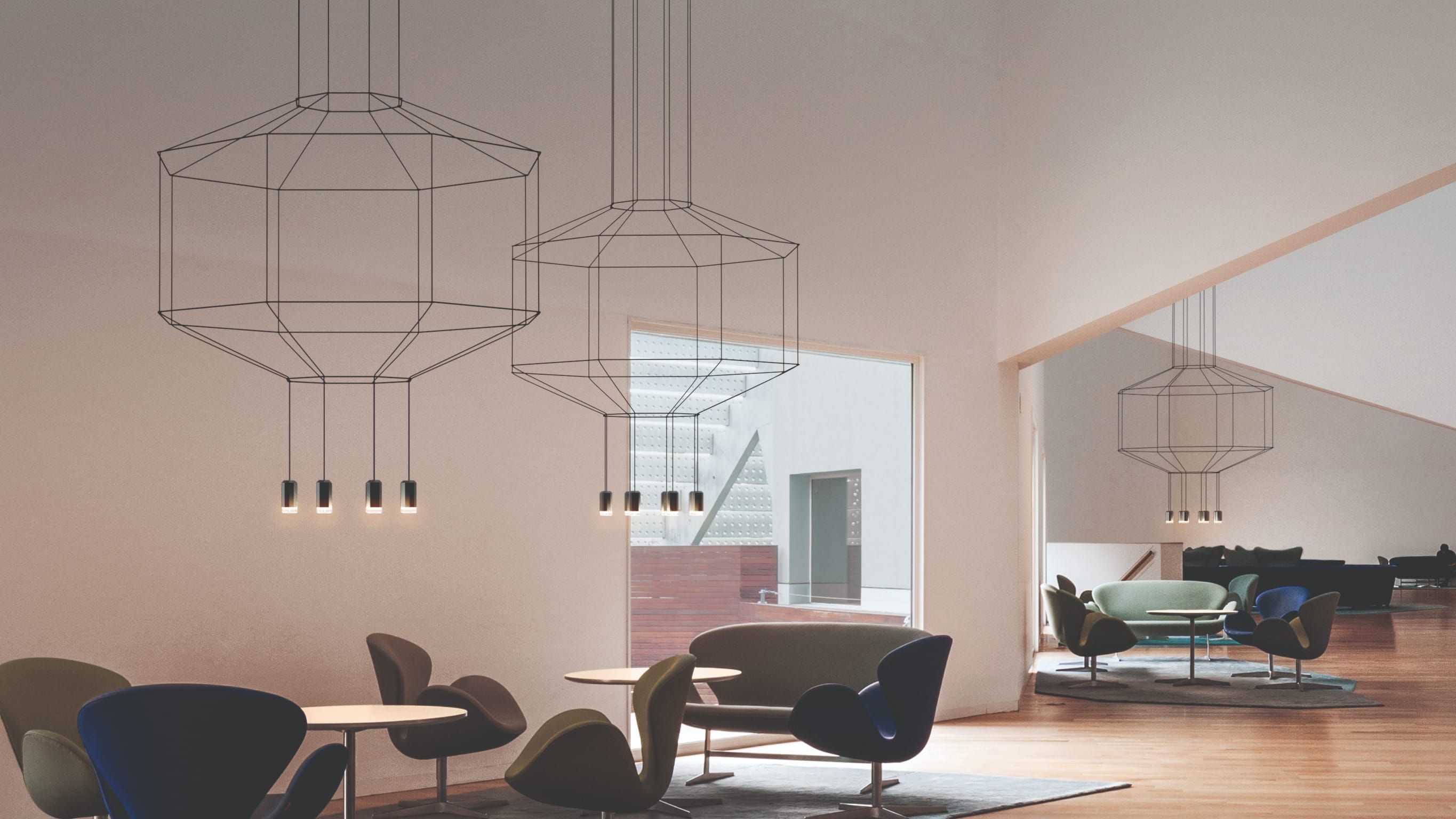 Vibia Wireflow — colgante