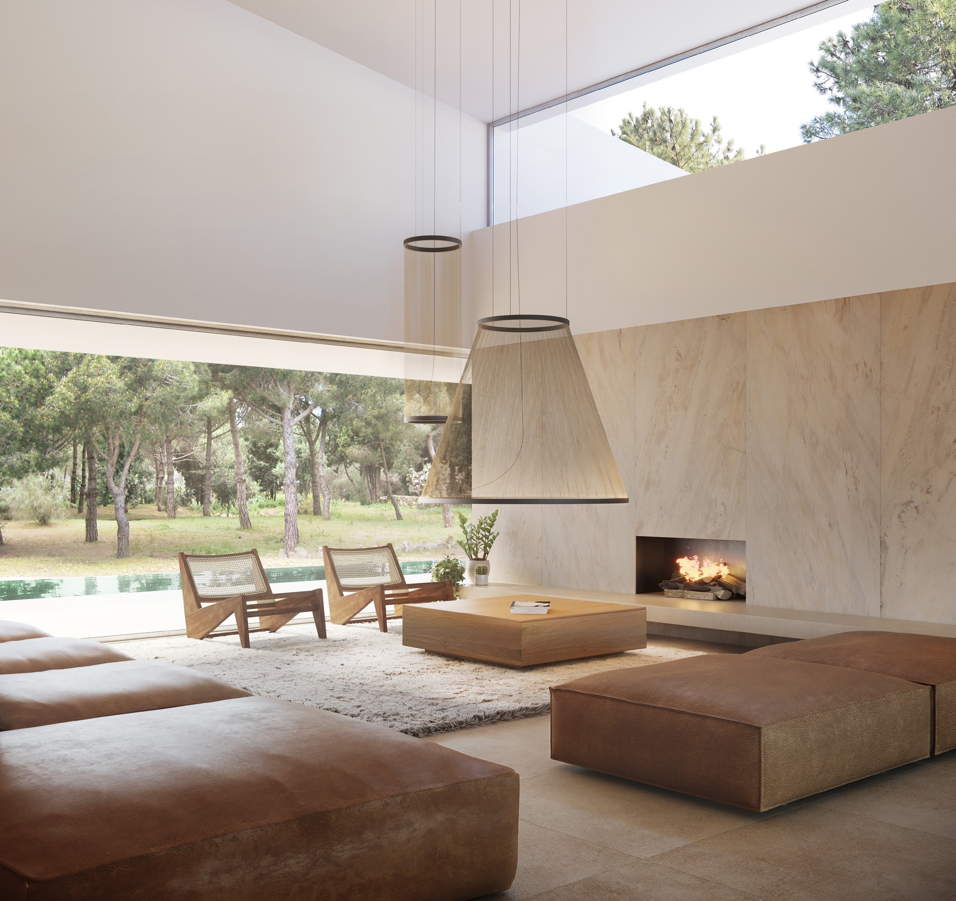 Vibia Array 1805 Push Verde L1 – Lámpara colgante — imagen 6