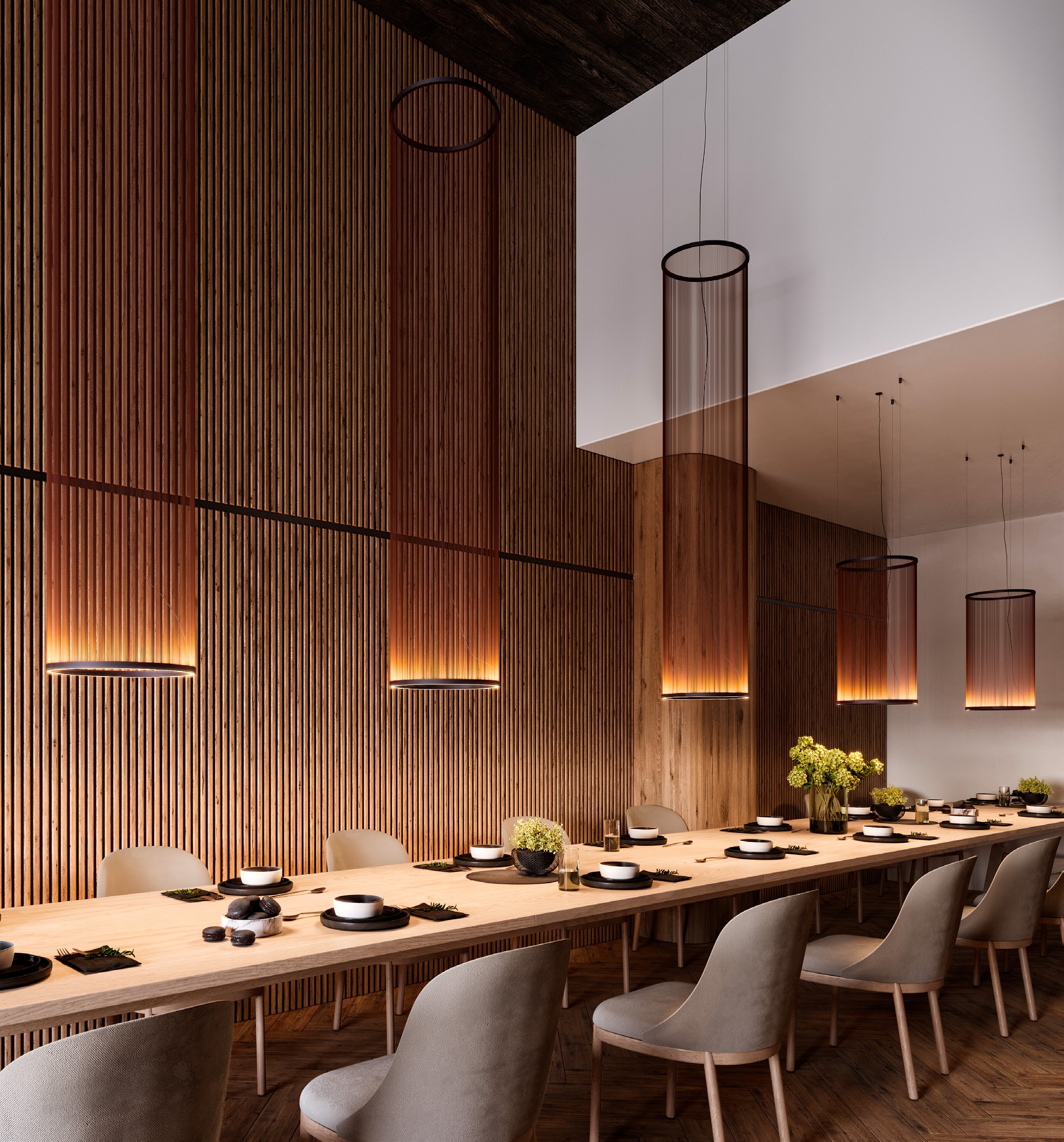 Vibia Array 1805 Push Verde L1 – Lámpara colgante — imagen 8