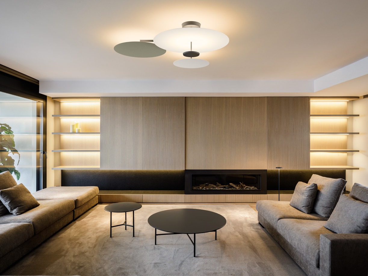 Vibia múltiple Flat – Lámpara adosada a techo — imagen 6