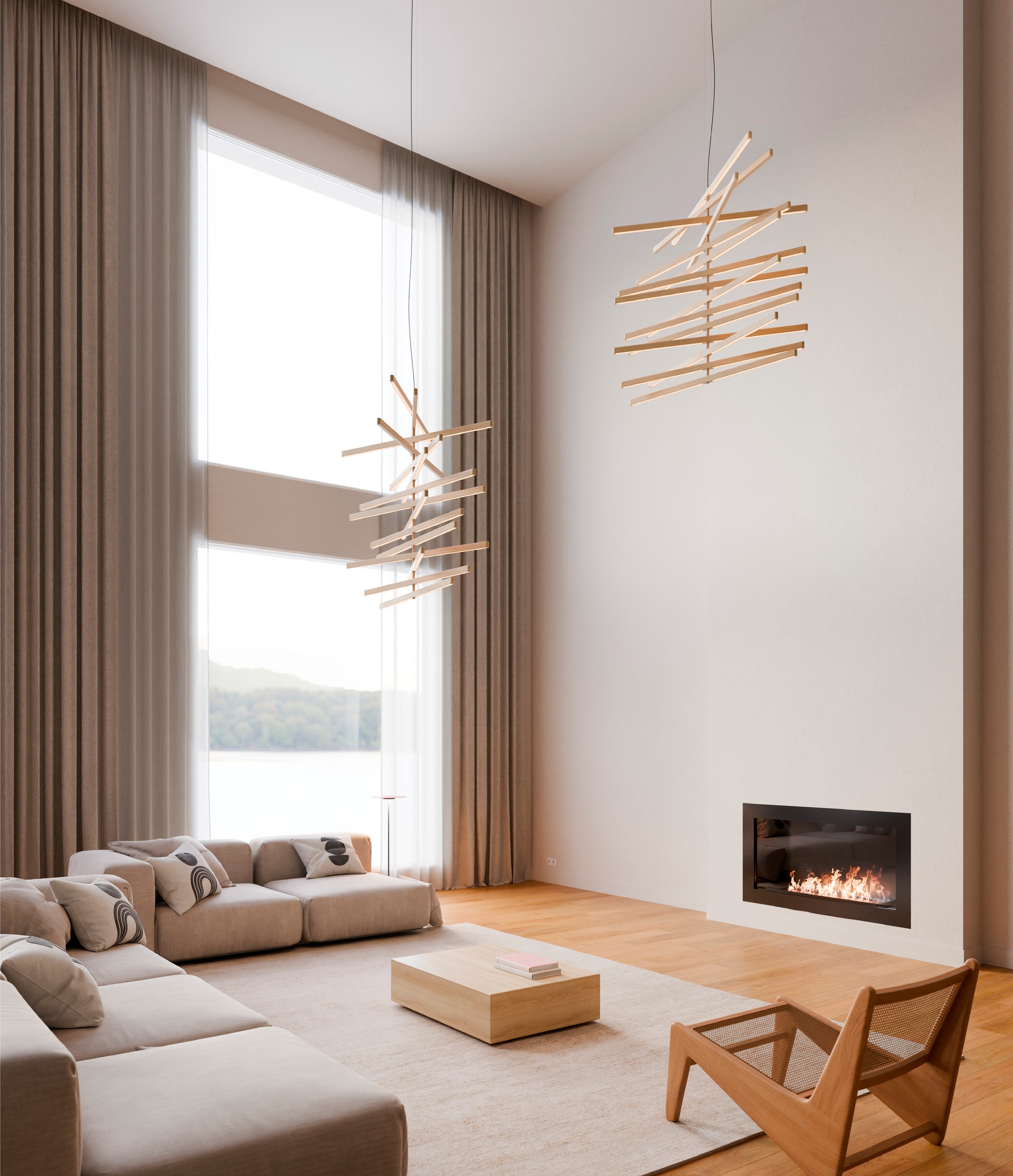 Vibia Rhythm Horizontal – Lámpara colgante — imagen 7
