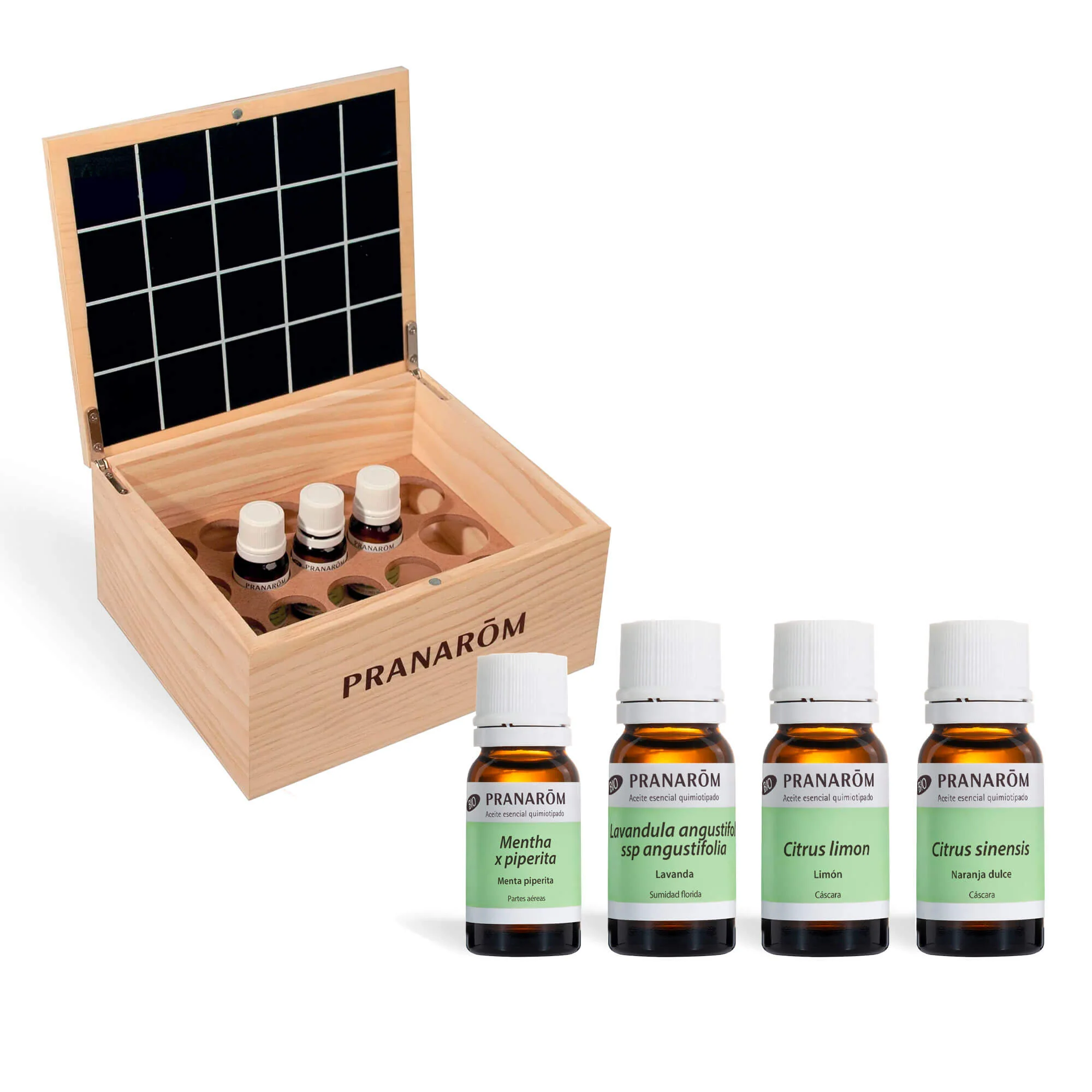 Cofre de verano 4 Aceites Esenciales imprescindibles